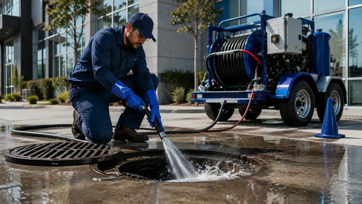Commercial Hydro Jet Drain Cleaning in Glennville