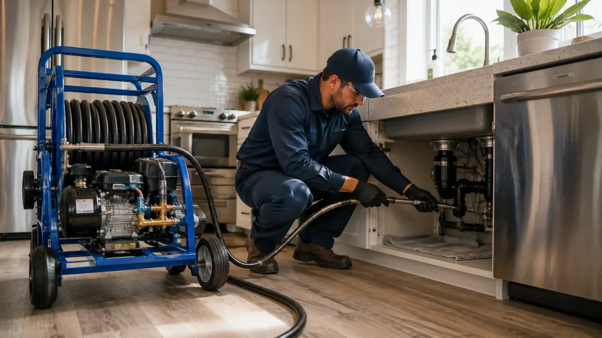 Kitchen Drain Hydro Jetting in Glennville