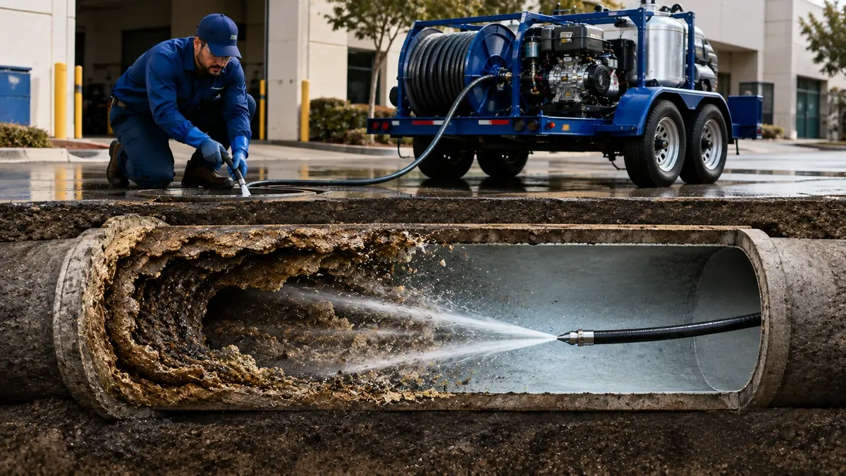 Sewer Pipe Descaling in Glennville